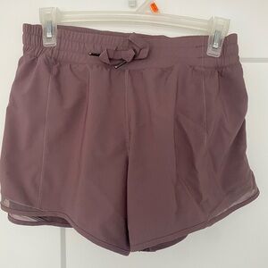Amazon Women's Athletic Shorts in Dusty Purple